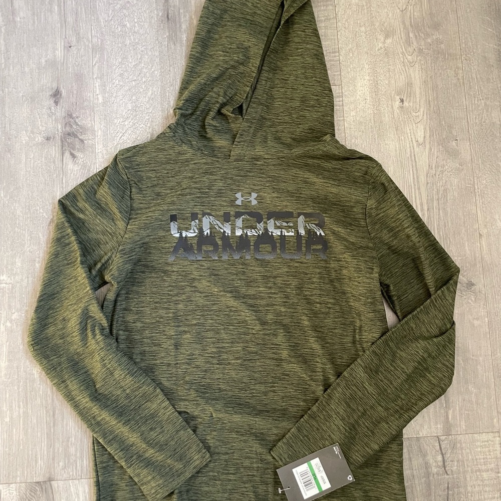 Under Armour Olive Green Pullover Hoodie